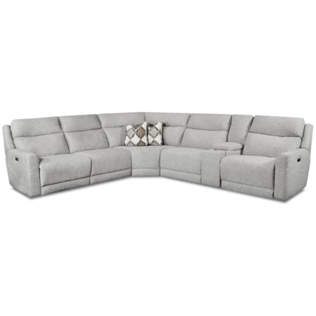 Power Headrest Reclining Sectional