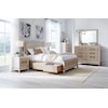 Whittier Wood Catalina Queen Upholstered Panel Storage Bed