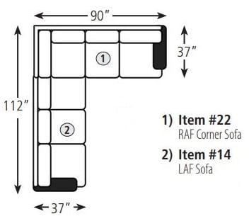 Maven Customizable Sectional