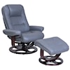 Barcalounger Vaughn Pedestal Recliner+Ottoman