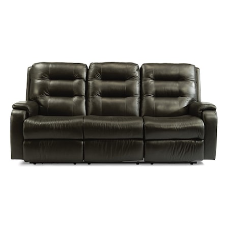 Power Headrest &amp; Lumbar Reclining Sofa