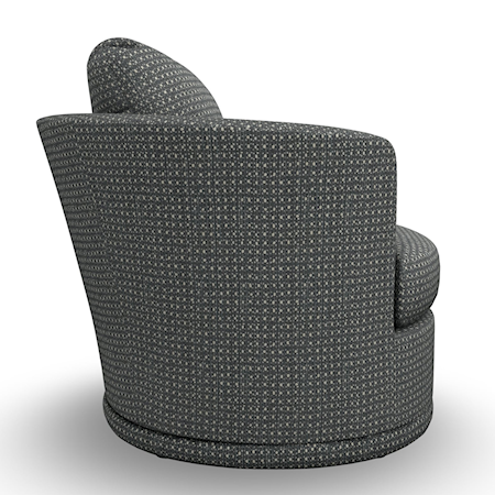 Swivel Barrel Chair