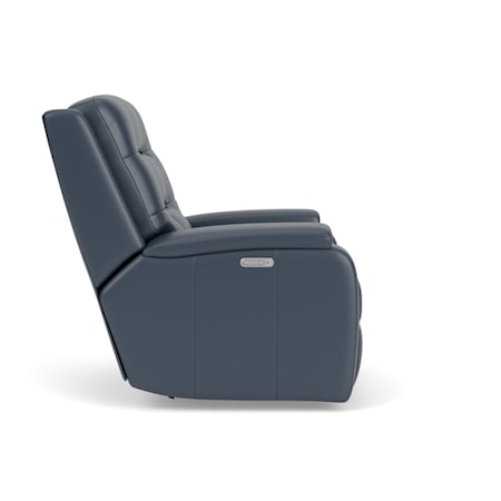 Power Headrest &amp; Lumbar Rocking Recliner