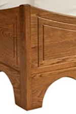 Detail Curvature Featured on Sleigh Bed's Base