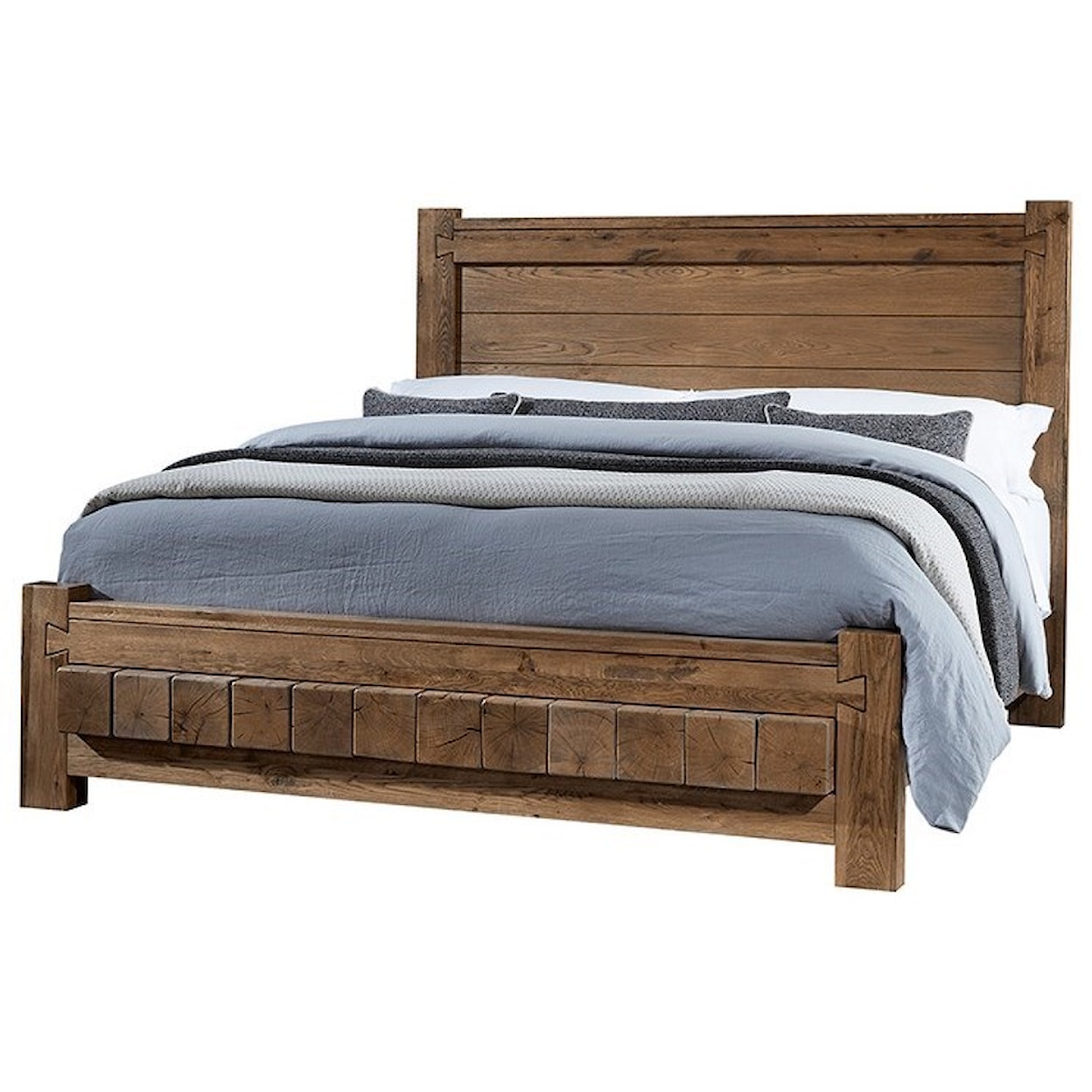 Vaughan-Bassett Denver King Poster Block Bed