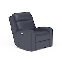 Power Headrest Gliding Recliner with USB Port