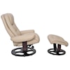 Barcalounger Vaughn Pedestal Recliner+Ottoman