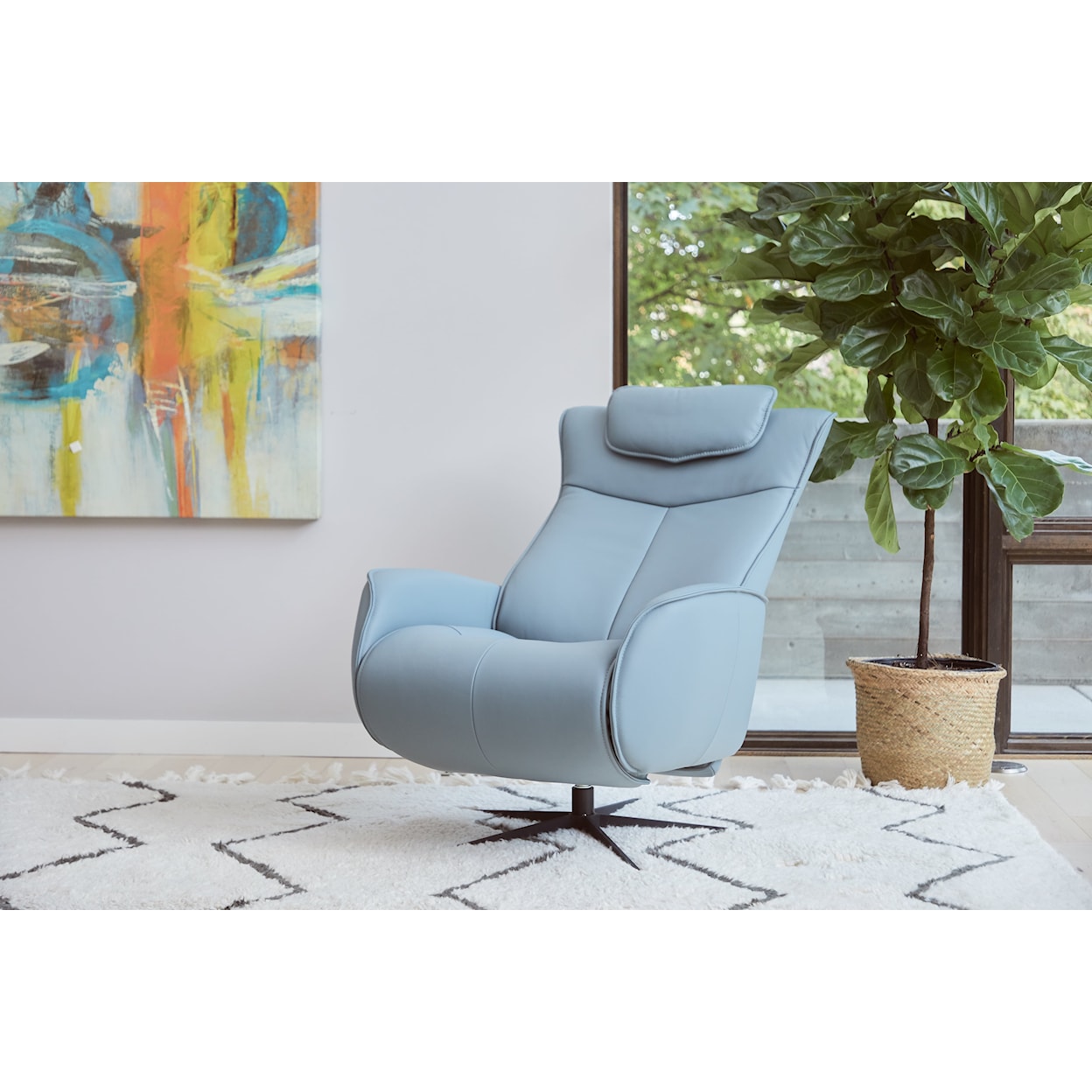 Fjords by Hjellegjerde Axel Large Power Swivel Recliner