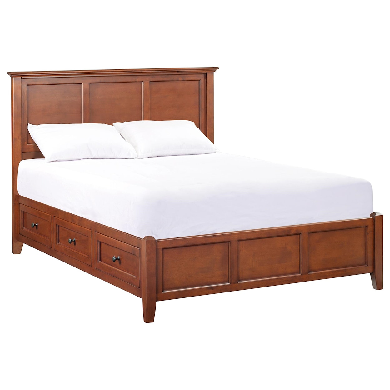 Whittier Wood McKenzie Queen Petite Storage Bed