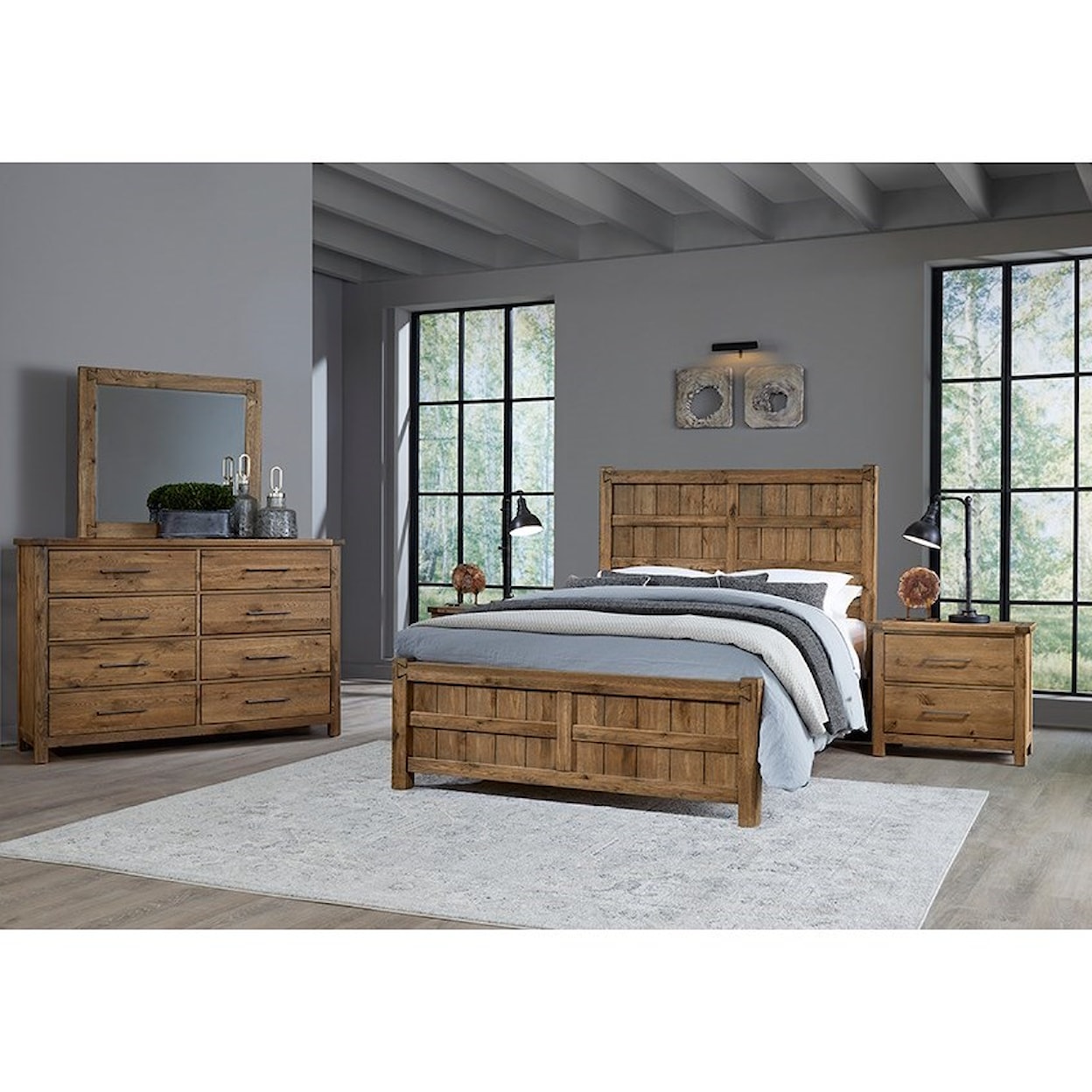 Vaughan-Bassett Denver King Batten Bed