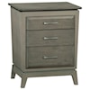 Whittier Wood Ellison. 3-Drawer Nightstand