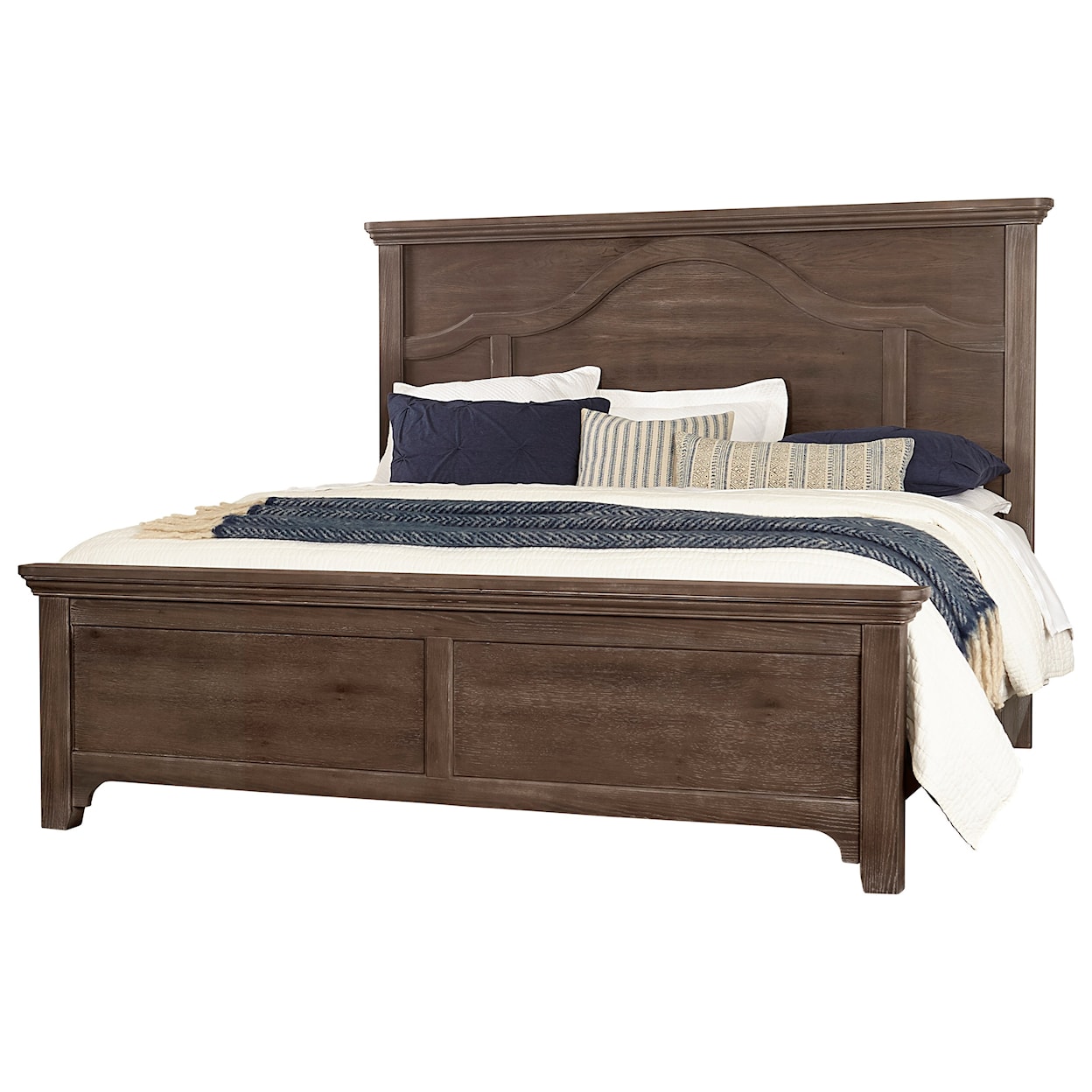 Vaughan-Bassett Bungalow Queen Mantel Bed