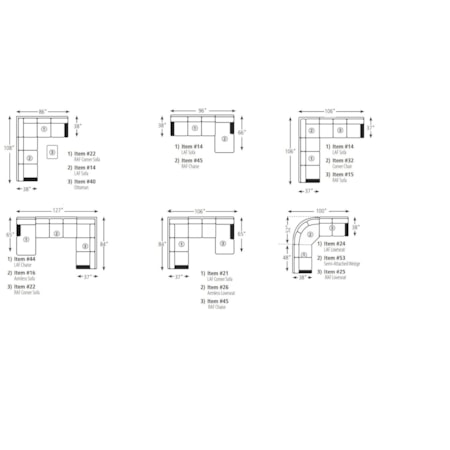 Vera Customizable Sectional