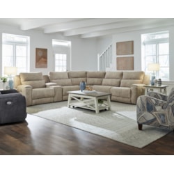 View Power Headrest Reclining Sectional