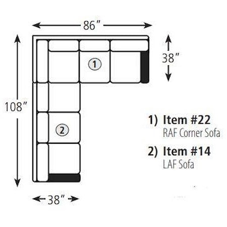 Vernon Customizable Sectional