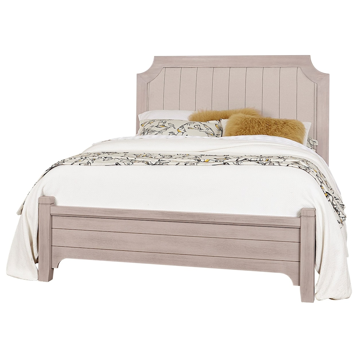 Vaughan-Bassett Bungalow Queen Upholstered Bed