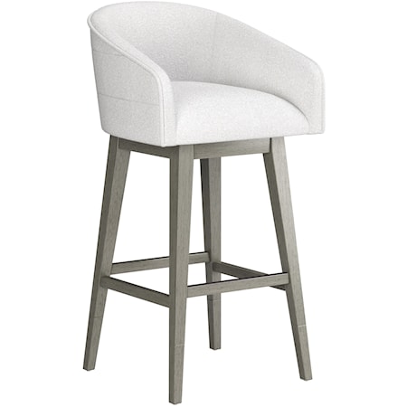 Barrel Adjustable Swivel Stool