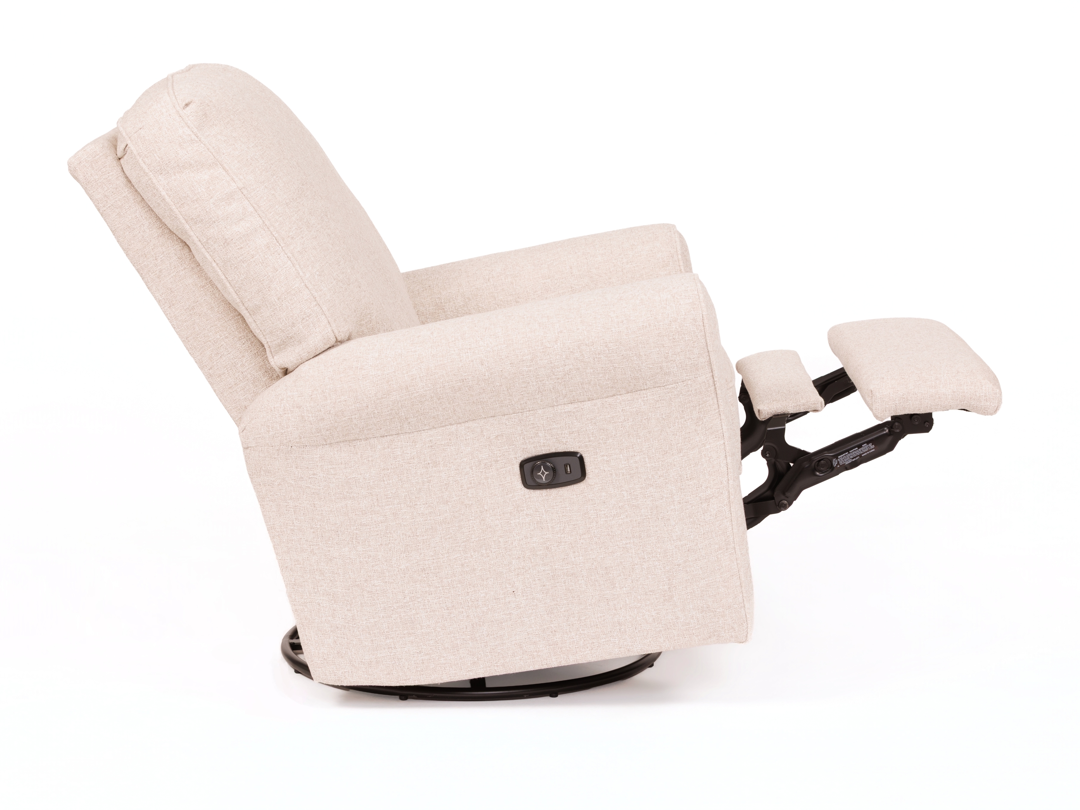 Power Headrest Swivel Gliding Recliner