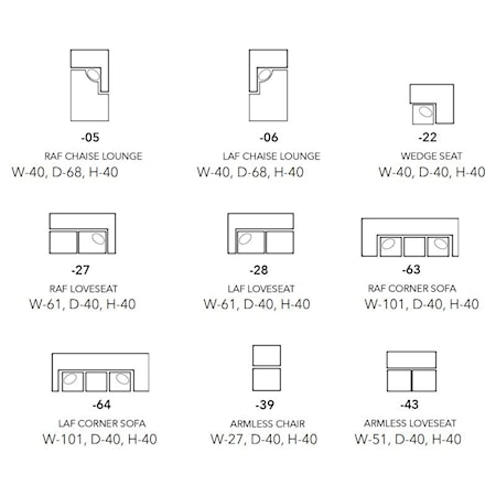 Rubix Sectional