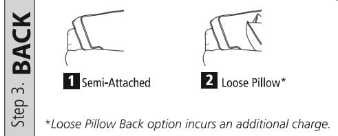 Smith Brothers Build Your Own 5000 Series Marlo Customizable Sectional