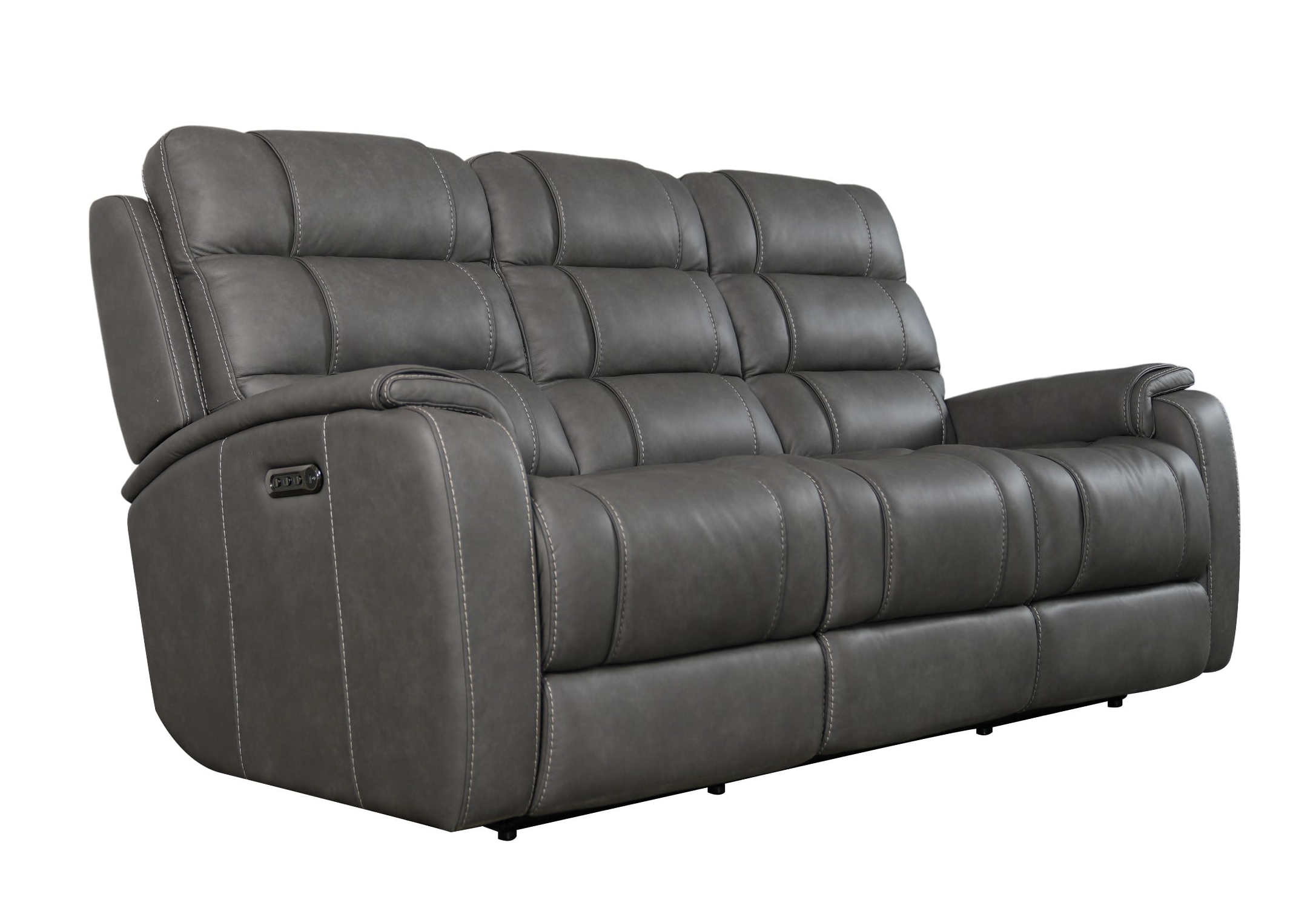 Power Headrest &amp; Lumbar Reclining Sofa
