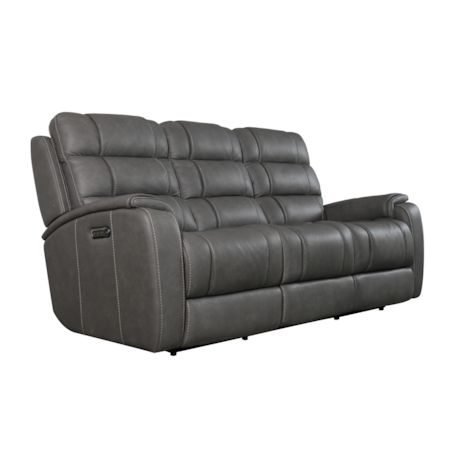 Power Headrest &amp; Lumbar Reclining Sofa