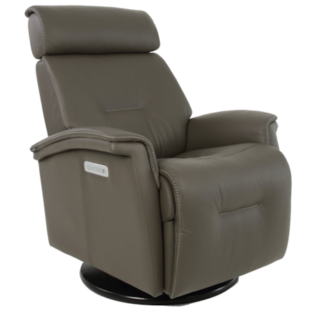 Rome Small Power Headrest Swivel Recliner