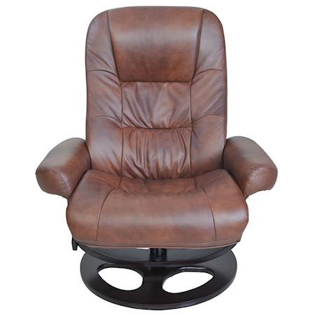 Pedestal Reclining Chair+Ottoman