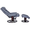 Barcalounger Vaughn Pedestal Recliner+Ottoman