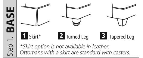 Smith Brothers Build Your Own 5000 Series Marlo Customizable Sectional
