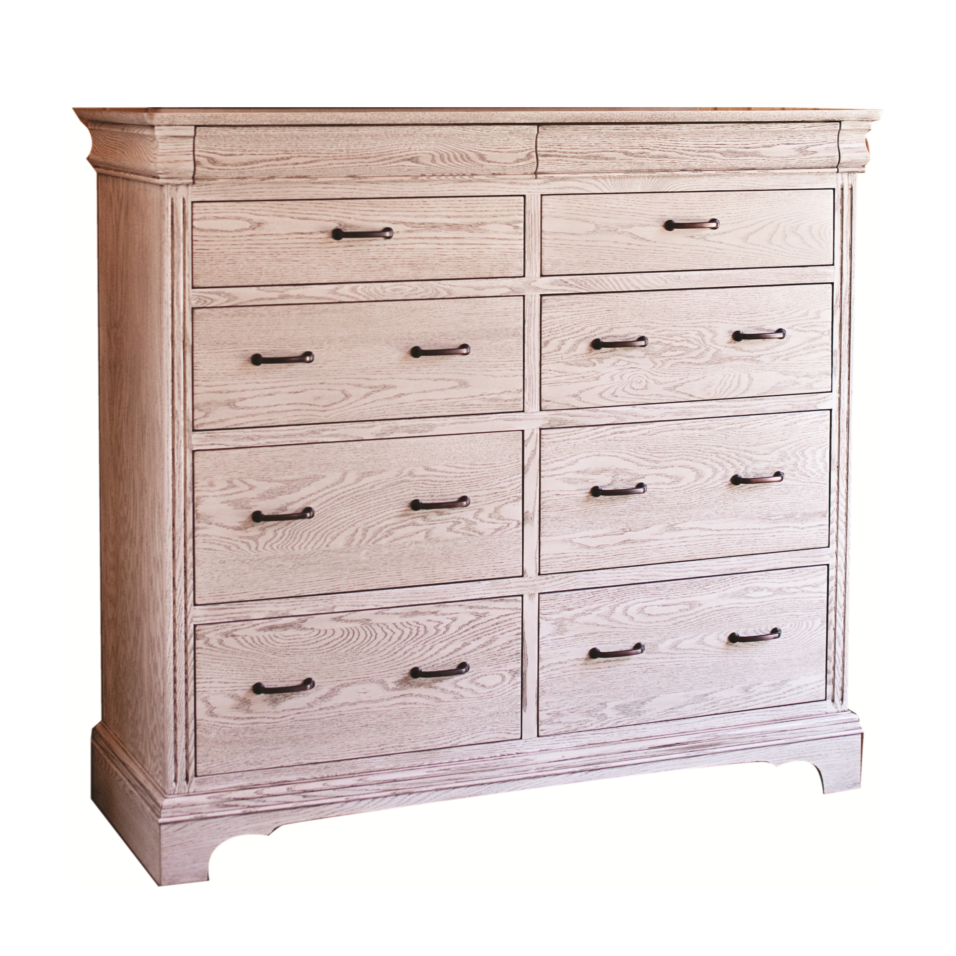 10 drawer dresser Amish Milano 10-Drawer Double Dresser