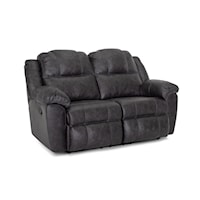 Power Rocking Reclining Loveseat with USB Port