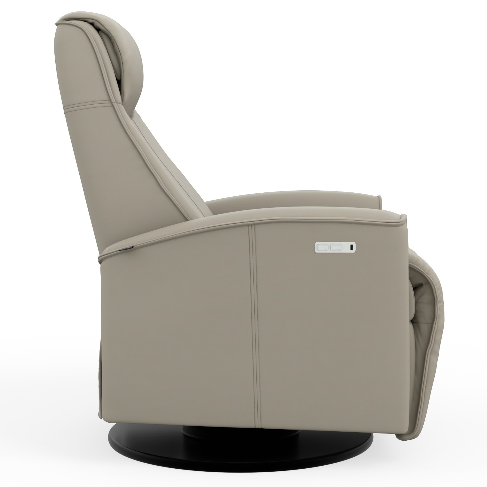 Small Power Headrest Swivel Recliner