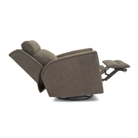 Customizable Power Headrest Gliding Recliner