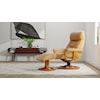 Fjords by Hjellegjerde Anne Large Swivel Chair+Ottoman