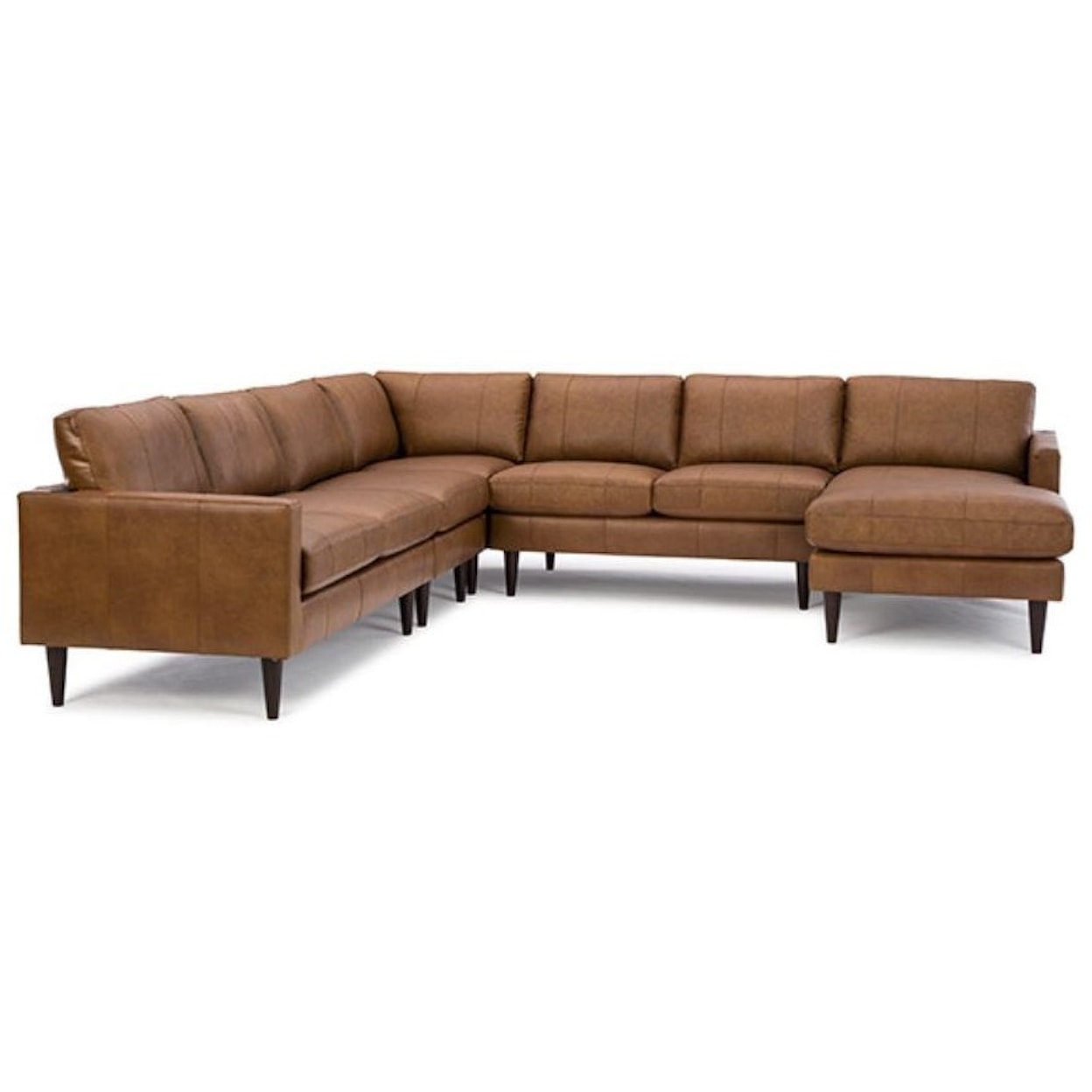 Best Home Furnishings Chelsea Leather Sectional with Chaise