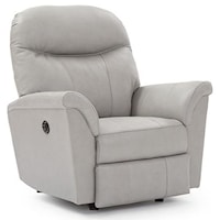 Casual Power Rocker Recliner with Power Headrest