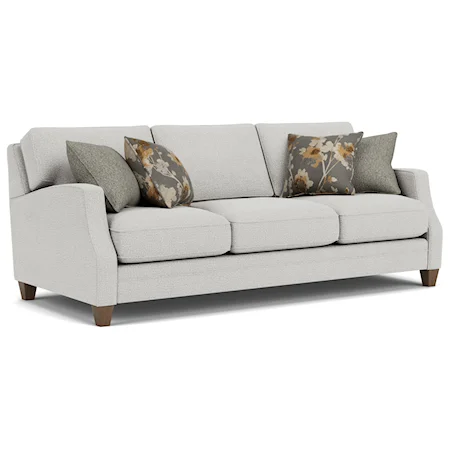 Sofa with Scalloped Arms
