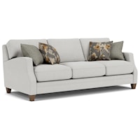 Sofa with Scalloped Arms