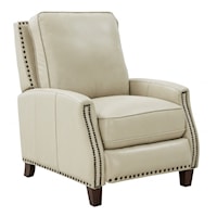 Hi-Leg Recliner with Nailhead Trim