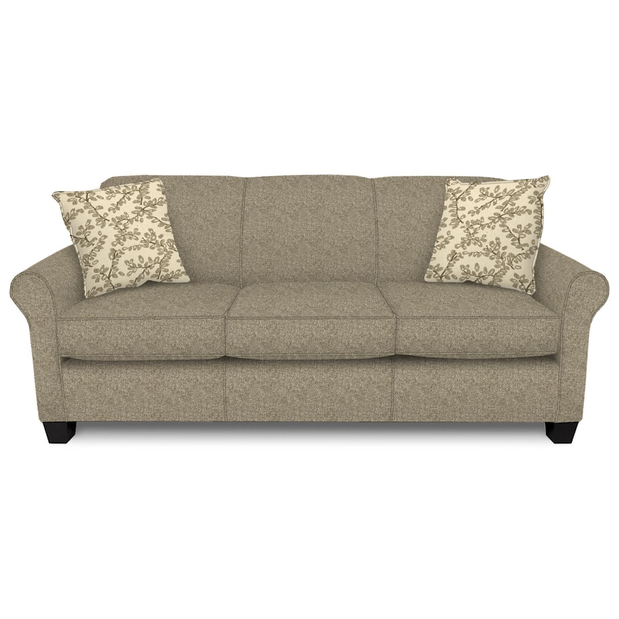 Tennessee Custom Upholstery 4630/LS Series Queen Sleeper Sofa with Comfort 3 Mattress