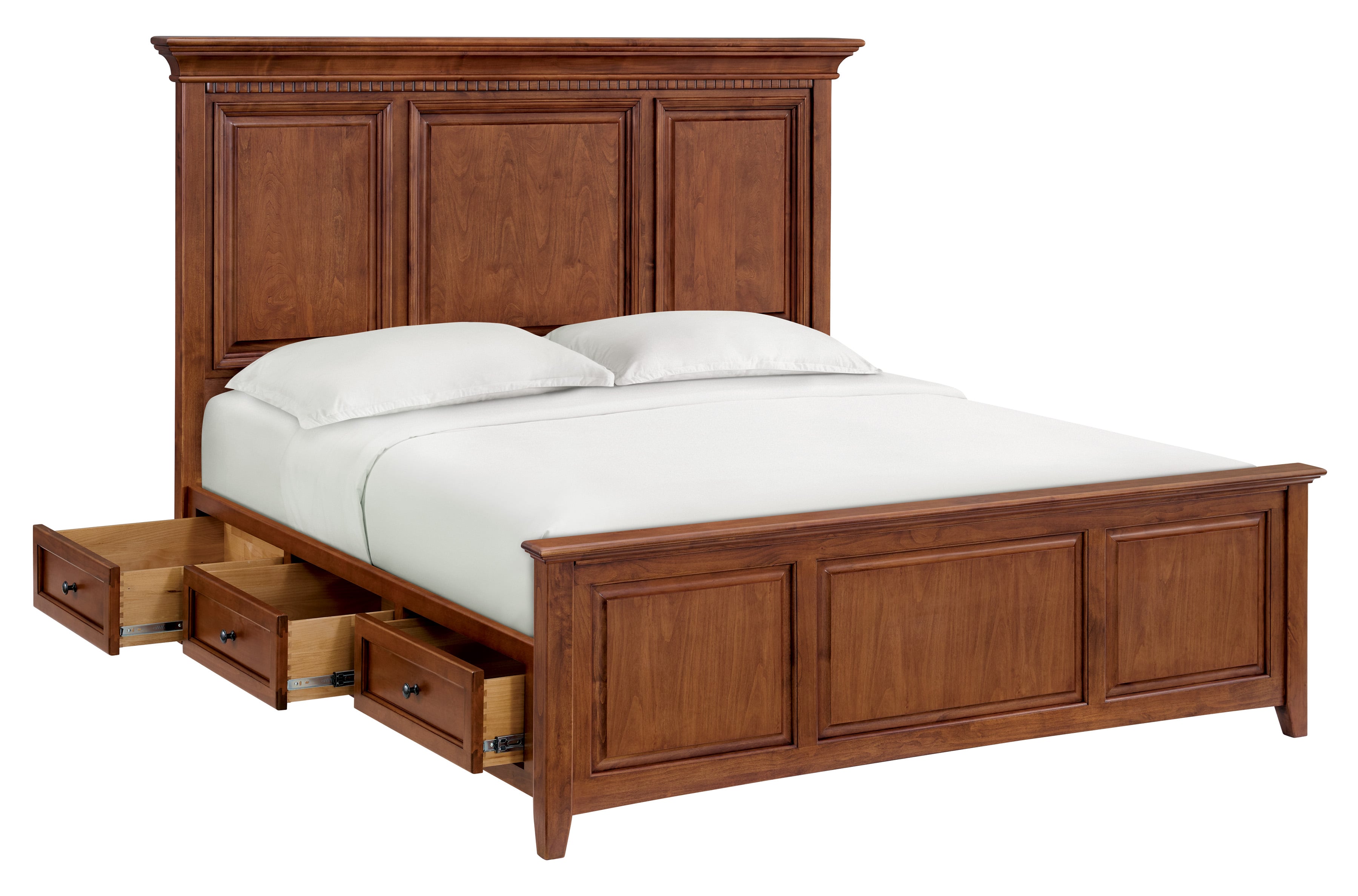 Whittier Wood McKenzie King Grand Storage Bed
