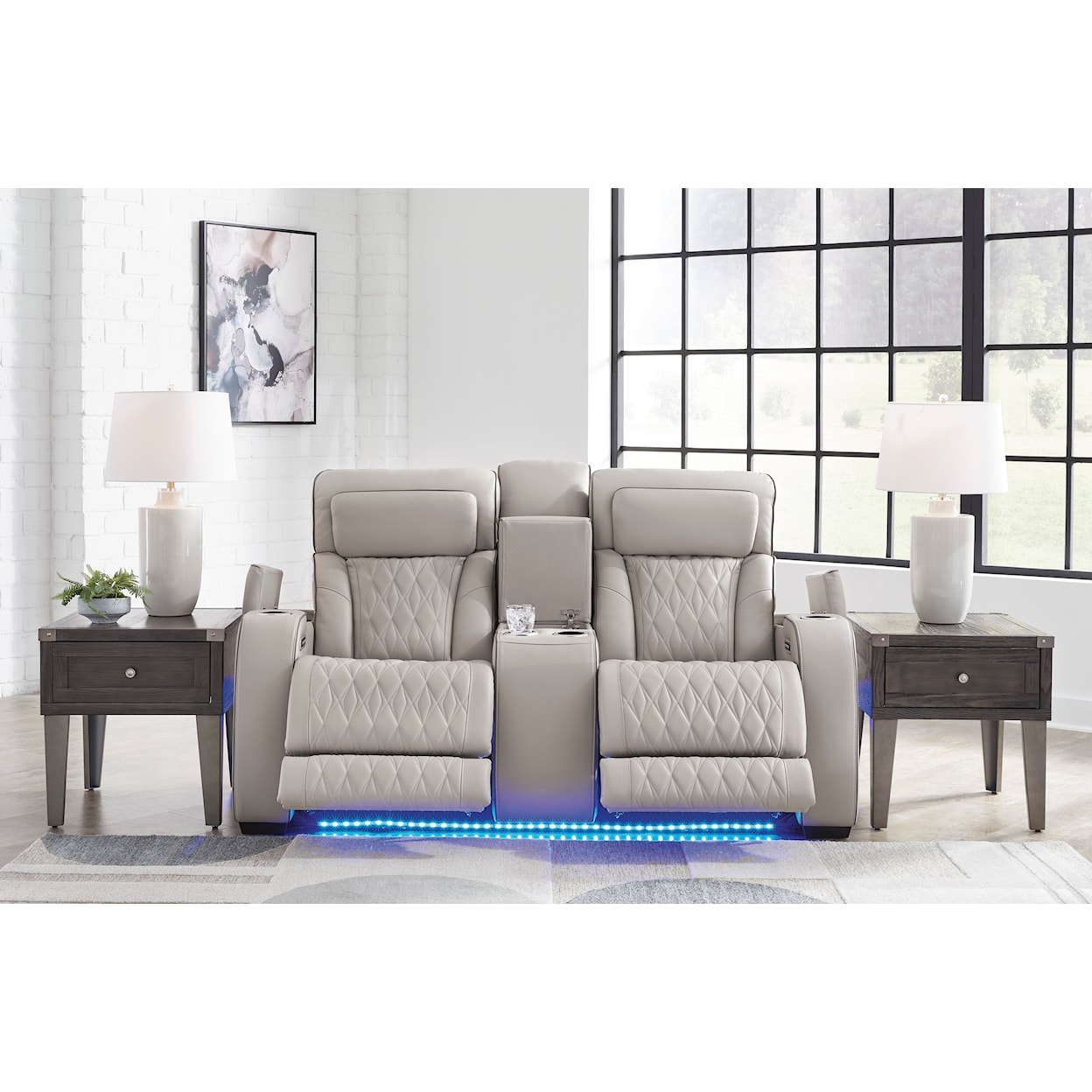 Signature Design by Ashley Boyington 3-PC Power Group with LED, Heat, & Massage