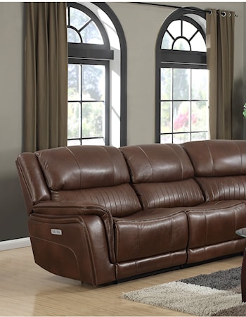 6 PC Power Recliner Sectional