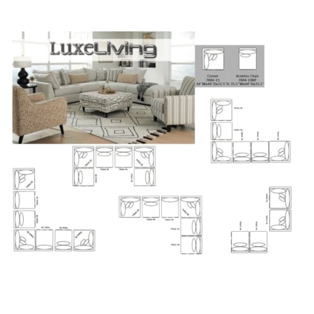 5-Pc Modular Sectional