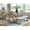 Drew & Jonathan Home Catalina Dining Table, Bench and 4 Side Chairs