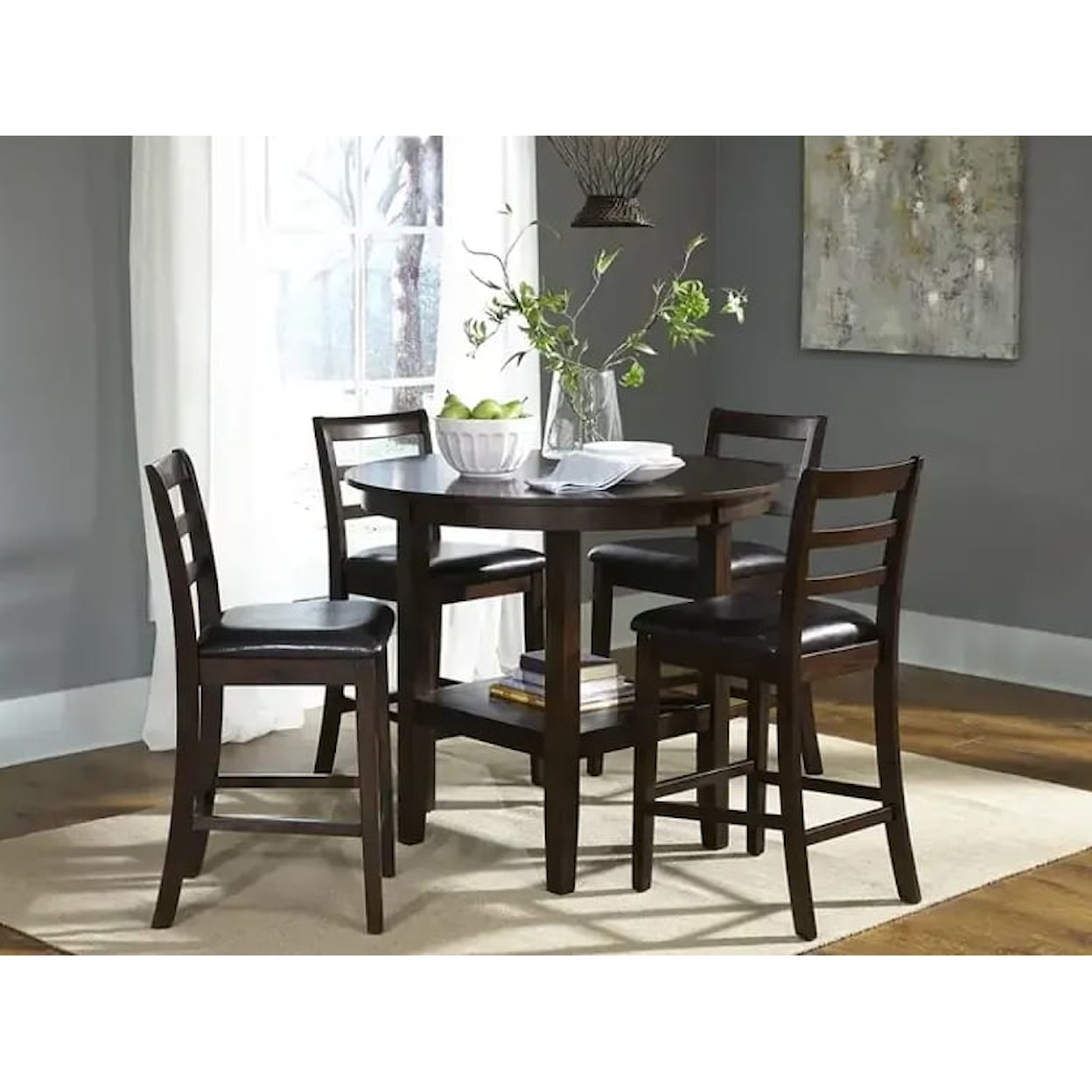 Liberty Furniture Hampton 5 Piece Pub Table Set