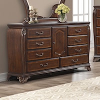 Traditional 8-Drawer Dresser