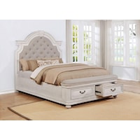 King Upholstery Storage Bed