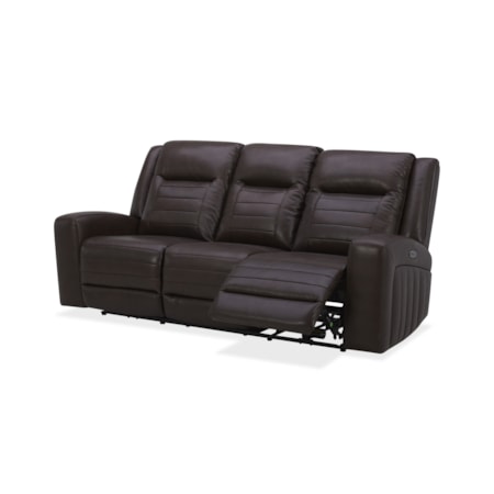 Power Reclining Sofa with Adj Headrest